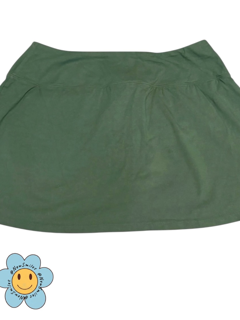 wild fable ~ Olive Green ~ Mini Skort ~ 98% Cotton Shorts Built in Under Skirt